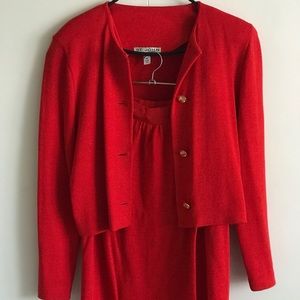 St. John knit skirt suit size 12